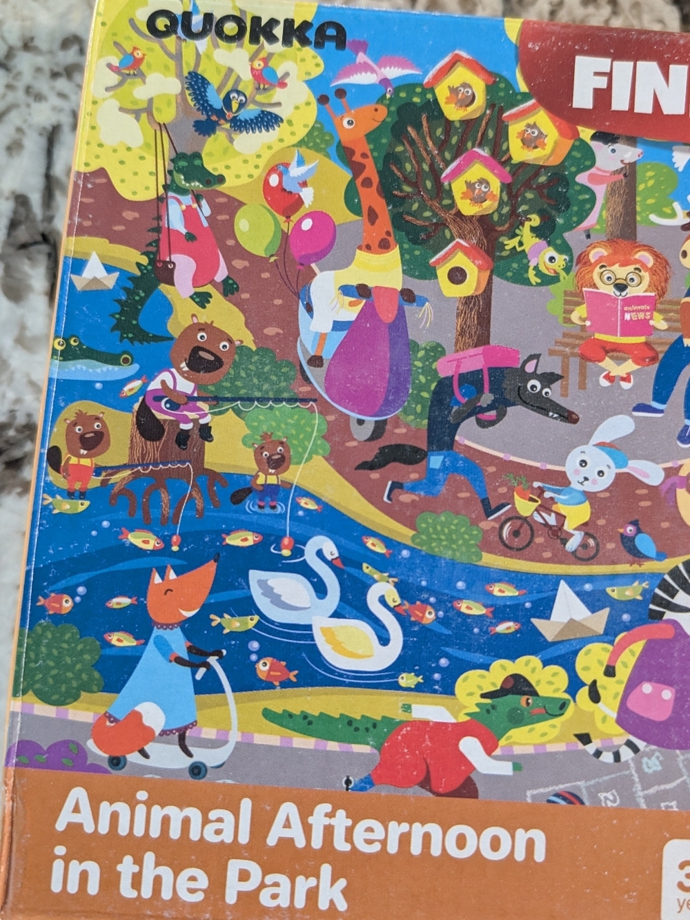 🧩3 for $25 - Quokka Kids Puzzle Animal Afternoon In The Park Spot 100 Pieces - Picture 4 of 6